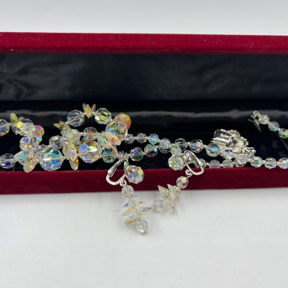 Sherman Set Swarovski Crystal Aurora Necklace - Picture 10 of 10